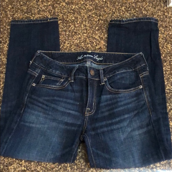 AEO cropped jeans stretch boy fit 4 reg - Picture 1 of 6
